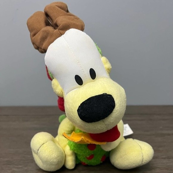Garfield Christmas Singing Odie Dog 9" Vintage - Picture 1 of 5